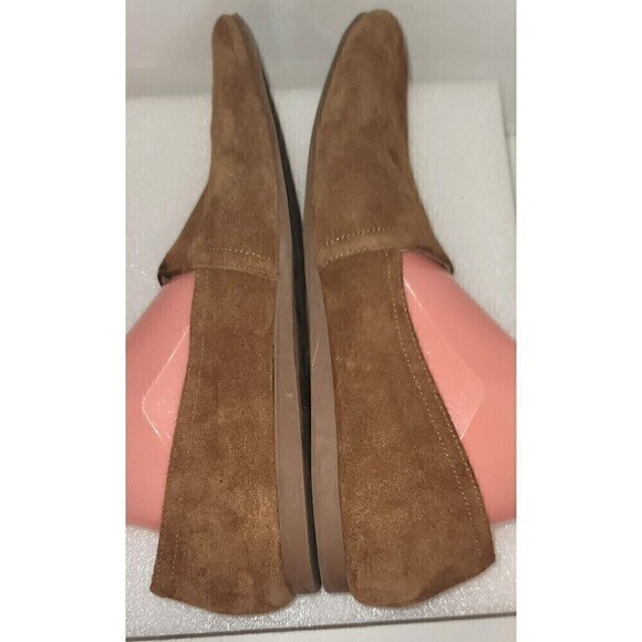 Lucky Brand Women\'s Brown Suede Flats Loafers Size 12